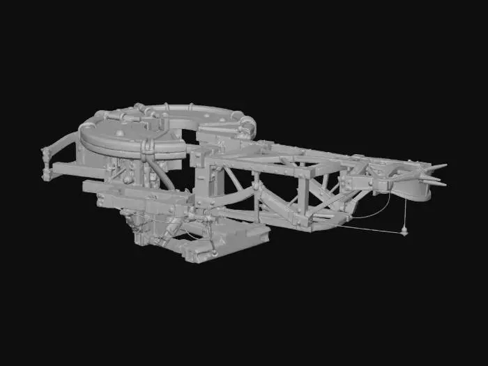 3D model for wooden dock 2