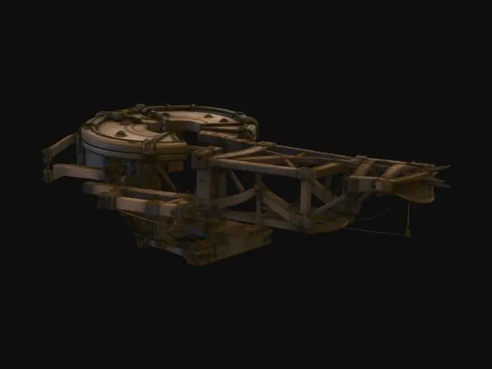 3D model for wooden dock 2