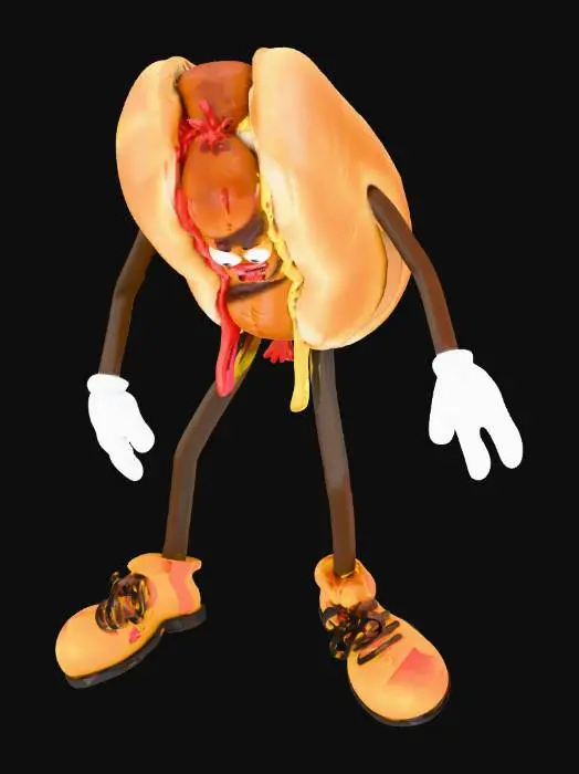 3D model for Hot Dog Hero