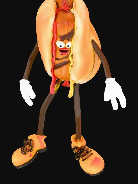 3D model for Hot Dog Hero