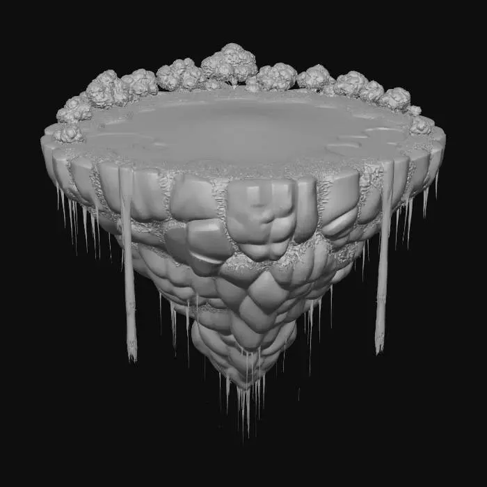 3D model for Floating Oasis