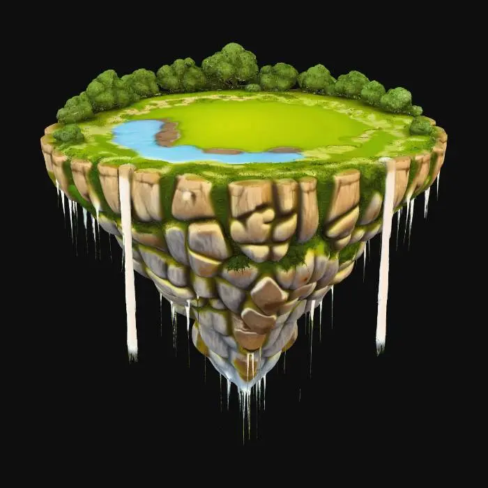 3D model for Floating Oasis