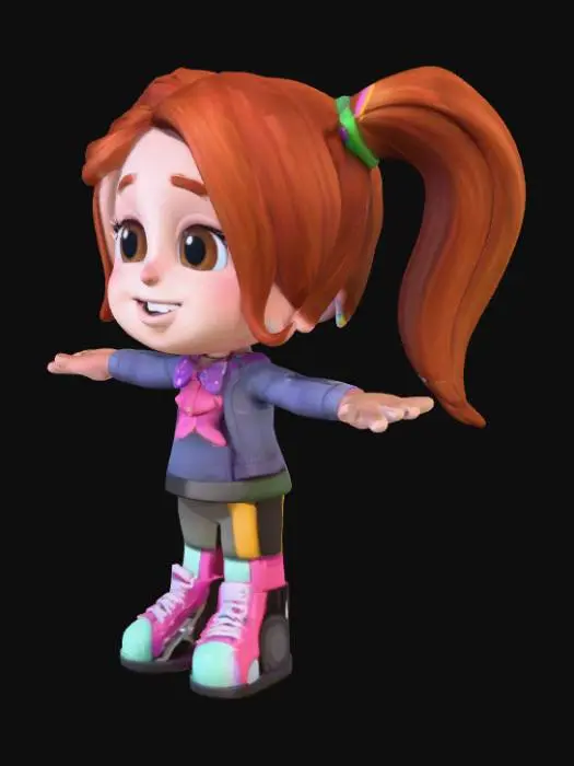 3D model for Jubilee Character in a Wheelchair