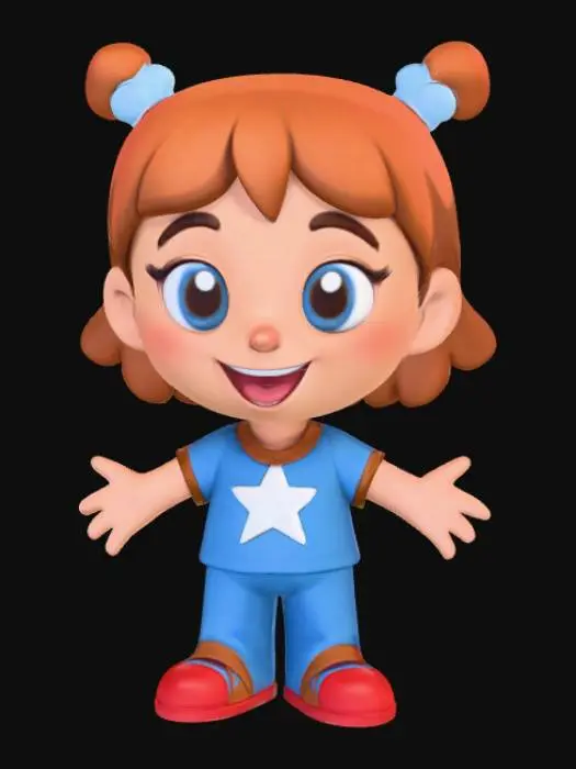 3D model for Starry Girl Summer