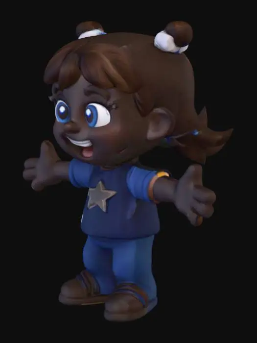 3D model for Starry Kid Character