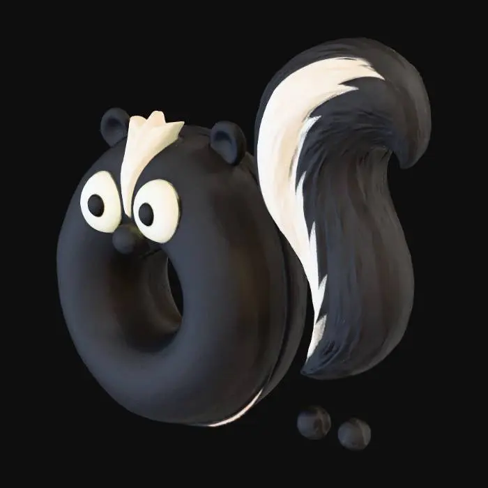 3D model for Skunked Doughnut Delight
