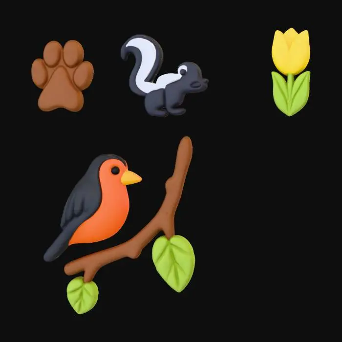 3D model for Nature's Charm fondant