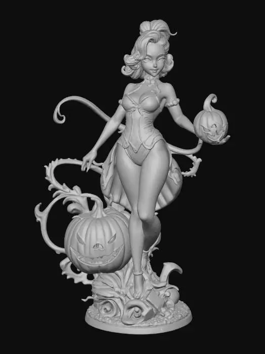 3D model for Pumpkin Enchantress, #Halloween2025#