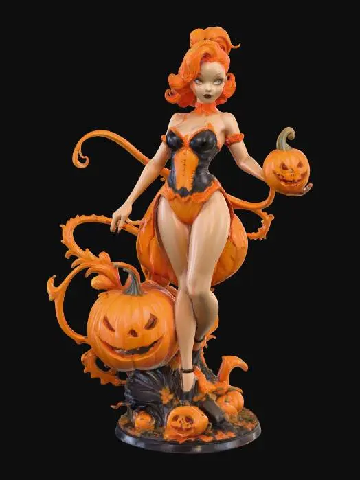 3D model for Pumpkin Enchantress, #Halloween2025#
