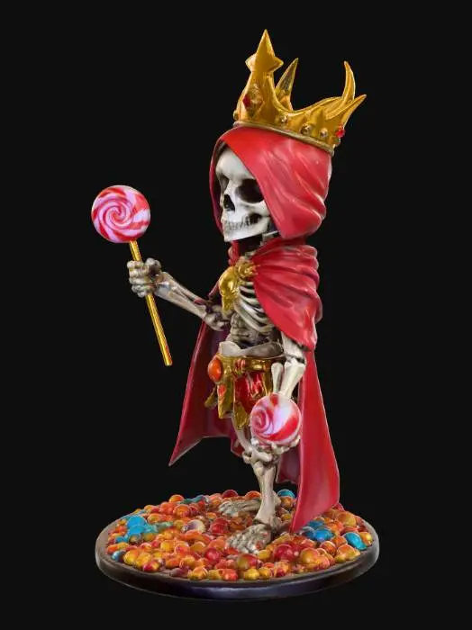 3D model for Candy King of the Underworld, #Halloween2025#