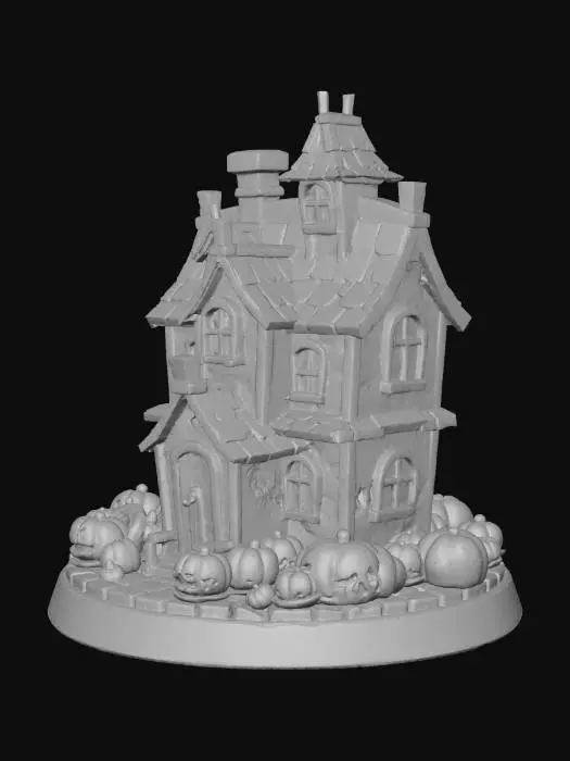 3D model for Haunted Pumpkin Manor, #Halloween2025#