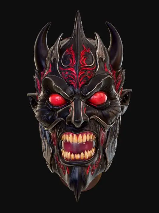 3D model for Infernal Visage, #Halloween2025#