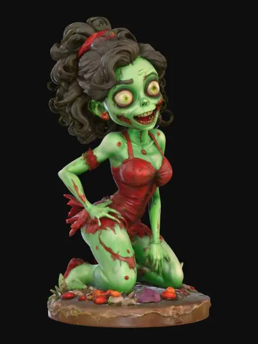 3D model for Zombie Blossom, #Halloween2025#