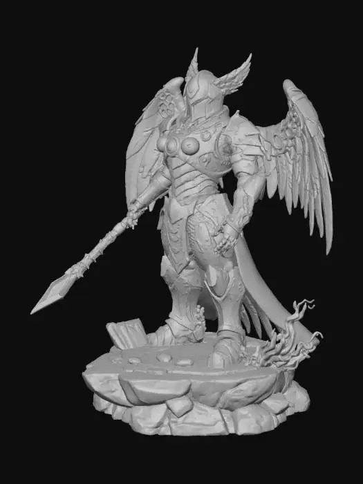 3D model for Ethereal Guardian