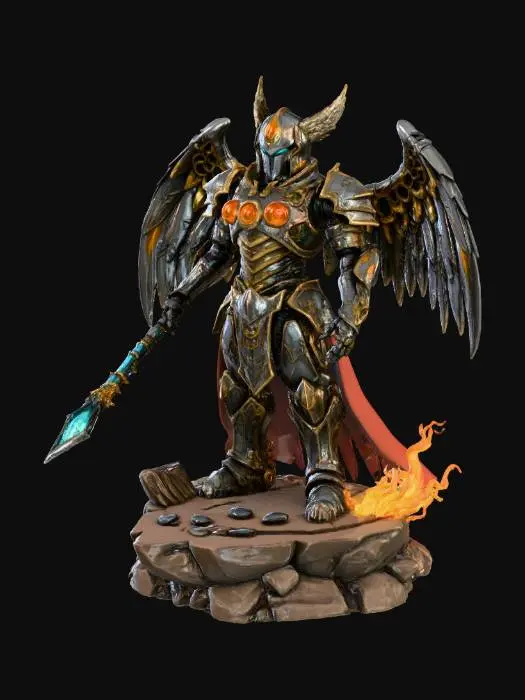 3D model for Ethereal Guardian