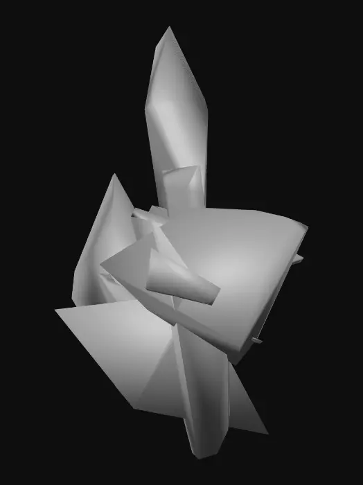 3D model for station_rock