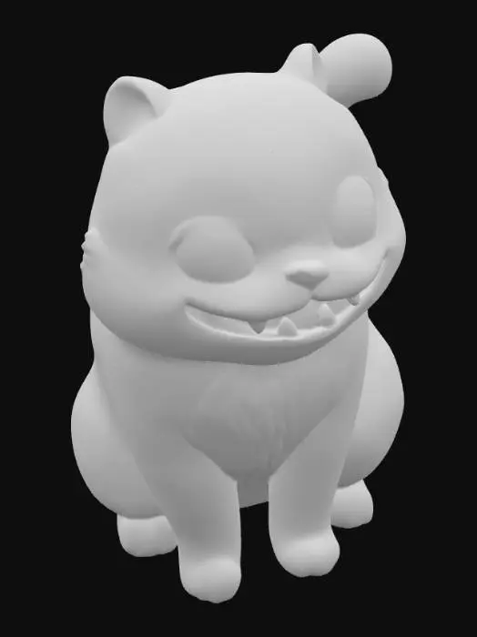 3D model for the Derpy Tiger in Kpop Demon Hunters