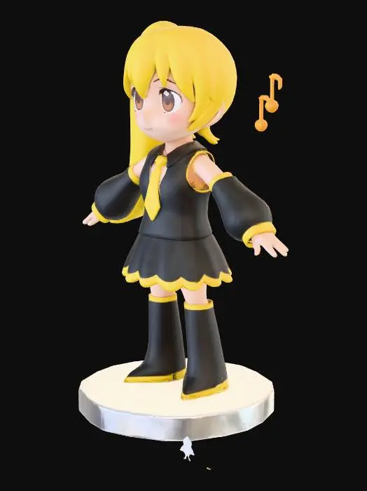 3D model for Melody Pop Star