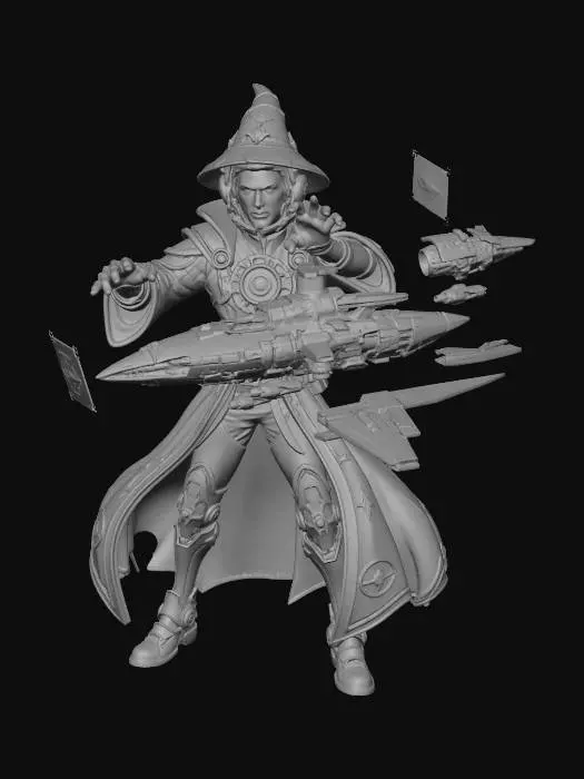 3D model for Starbound Archmage