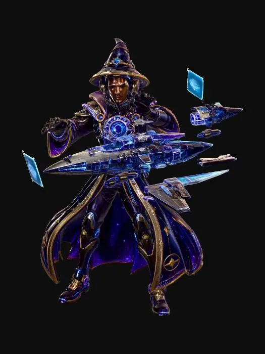 3D model for Starbound Archmage