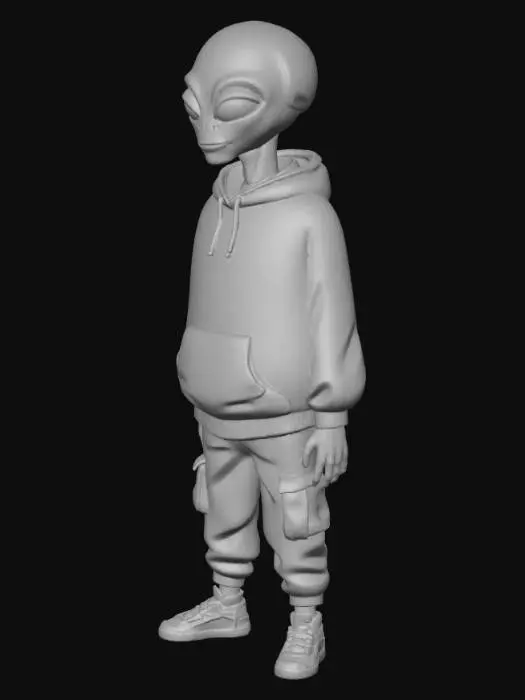 3D model for Chill Alien