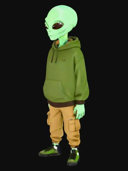3D model for Chill Alien