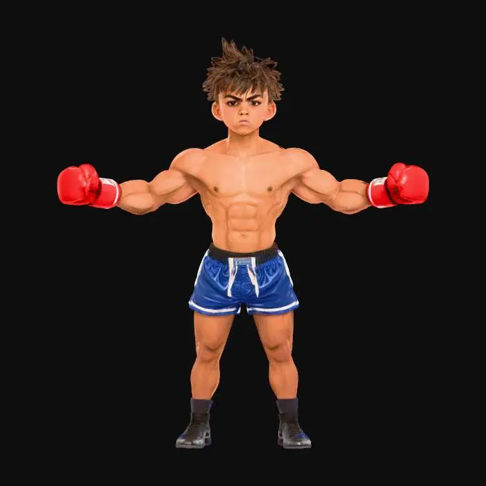 3D model for Boxing Warrior