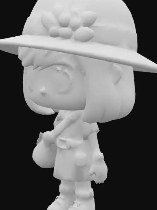 3D model for Adventurous girl