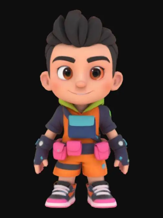 3D model for Explorer Kid