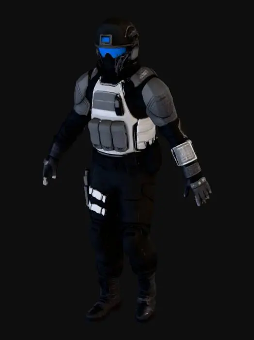 3D model for Combat Exosuit Design