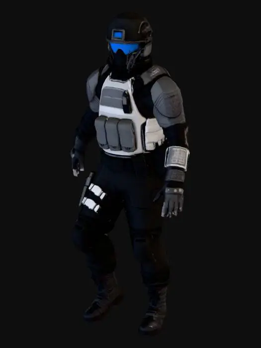 3D model for Combat Exosuit Design