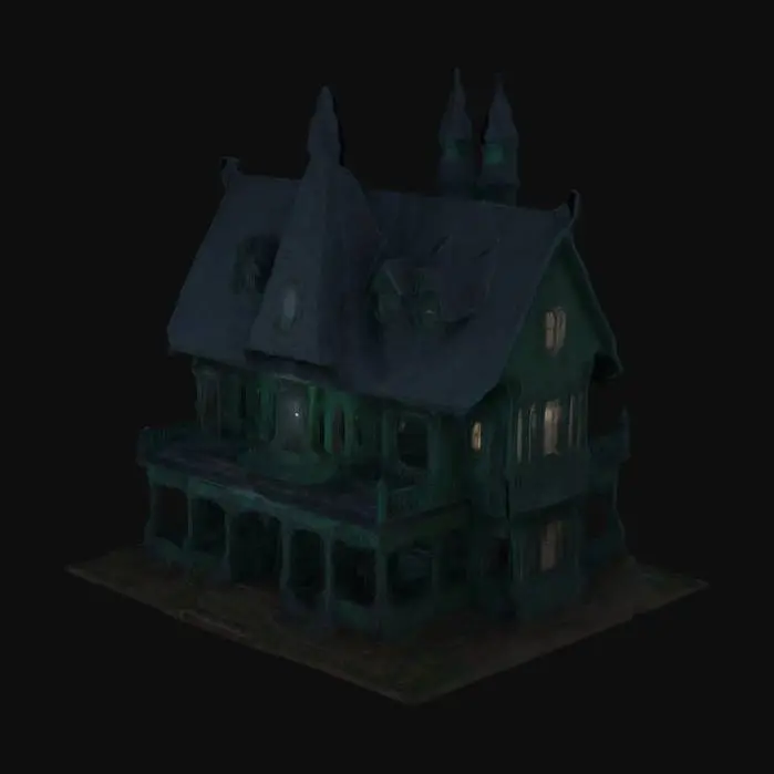 3D model for lovecraft style house