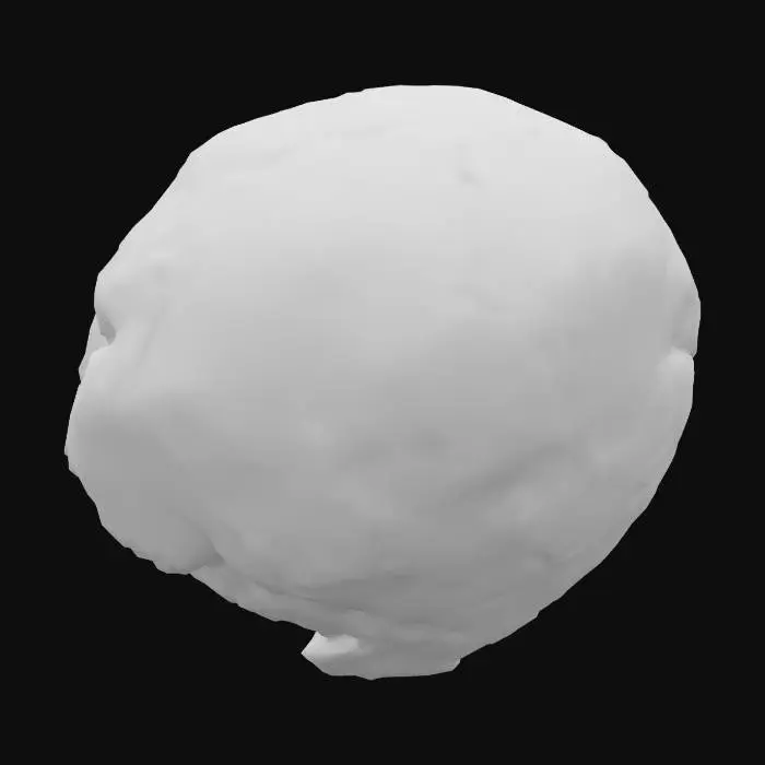 3D model for Cracked Earth Sphere