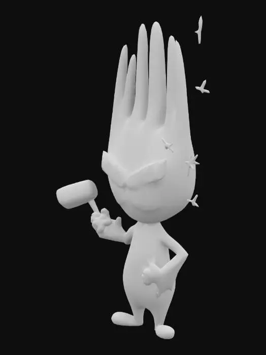 3D model for Fork Guardian