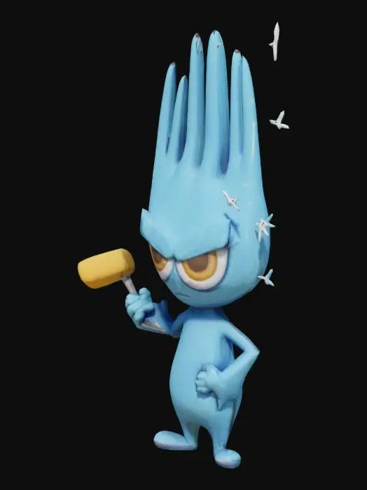 3D model for Fork Guardian