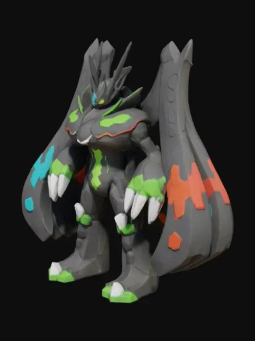 3D model for Zygarde Complete Forme