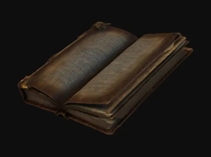 3D model for Erstelle ein aufgeschlagenes Zauber Buch