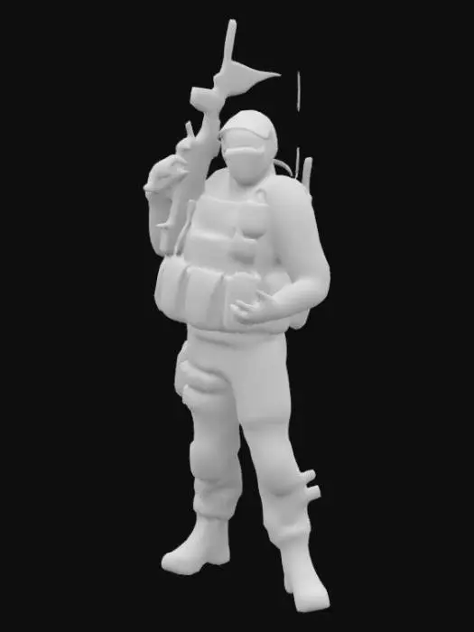3D model for Airsoft Commando Ready