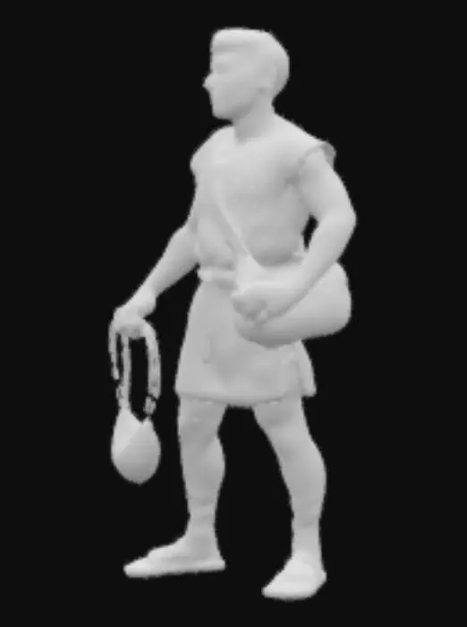 3D model for David the Slinger