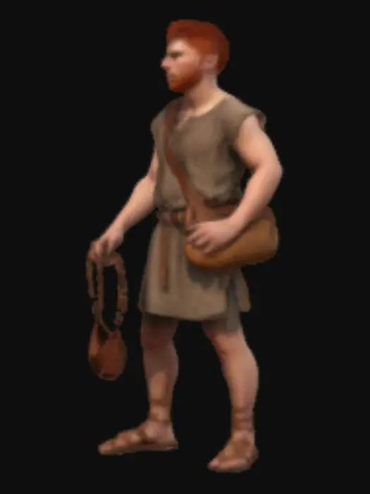 3D model for David the Slinger