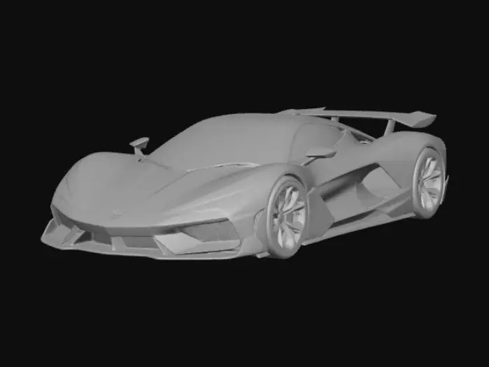 3D model for Nebula Hypercar