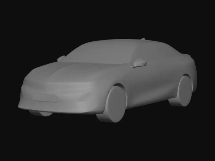 3D model for Astra sedan