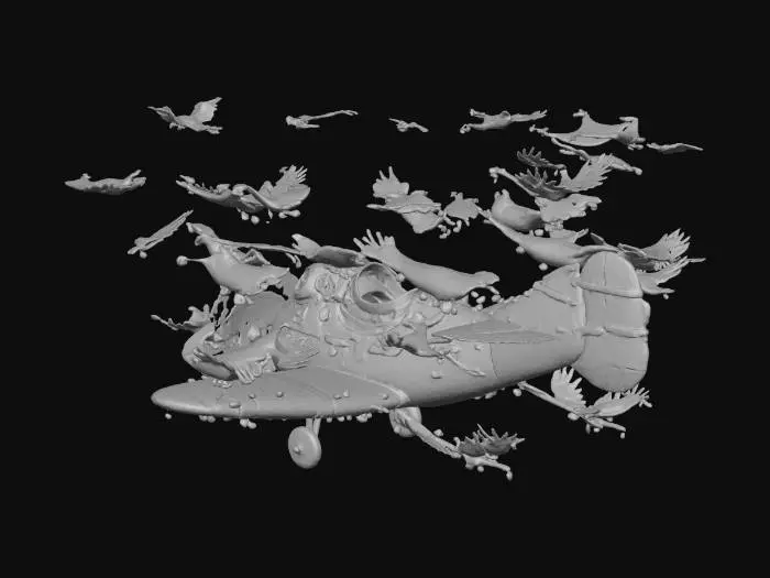 3D model for Happy Flight