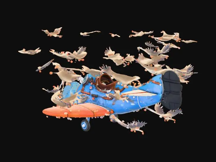 3D model for Happy Flight