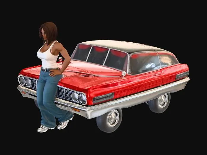 3D model for Freedom Ride