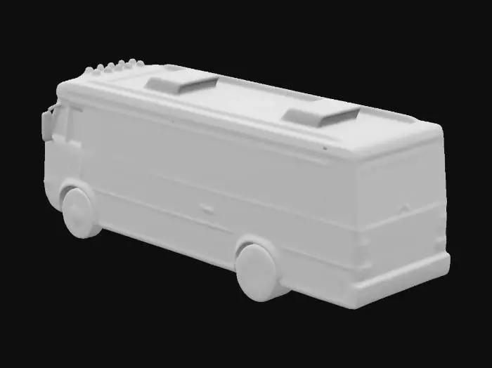 3D model for Mosasaurus Bus