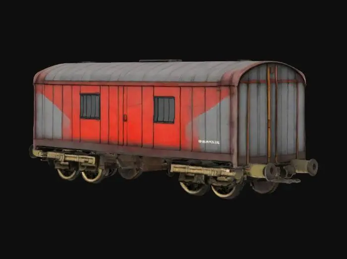 3D model for Rustic Railcar