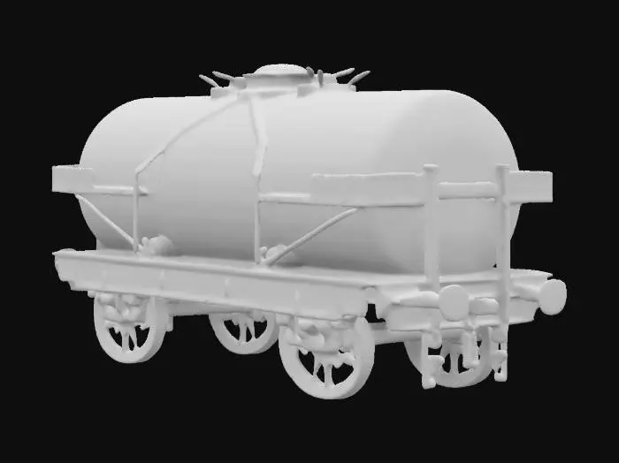 3D model for Vintage Railway Tanker