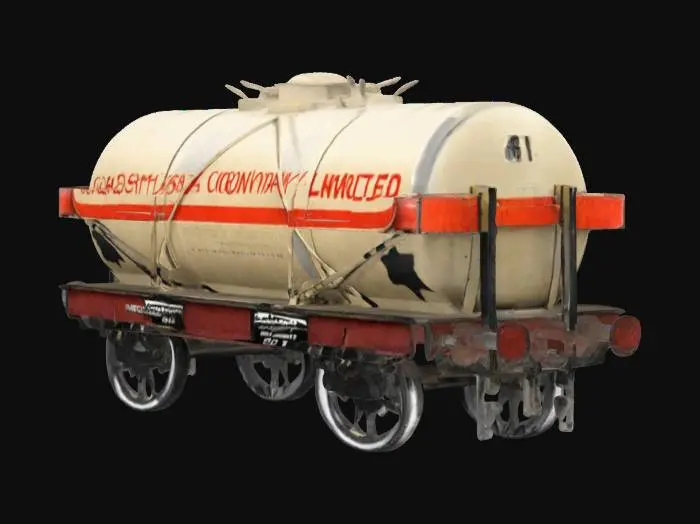 3D model for Vintage Railway Tanker