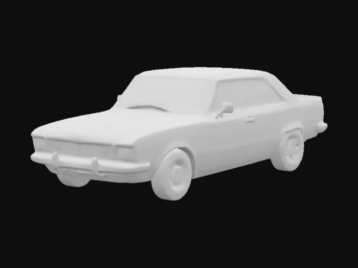 3D model for Retro Classic Fiat